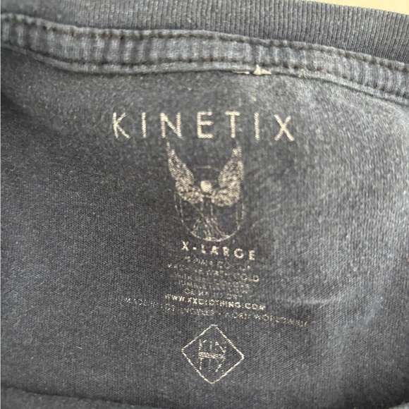 Kinetix Men's Navy Bull Graphic T-Shirt - Picture 3 of 4